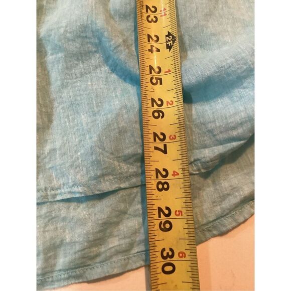 Lane Bryant Scoop Neck Peplum Linen Blend Top Sz 26 Capri SOLD OUT - Picture 11 of 11